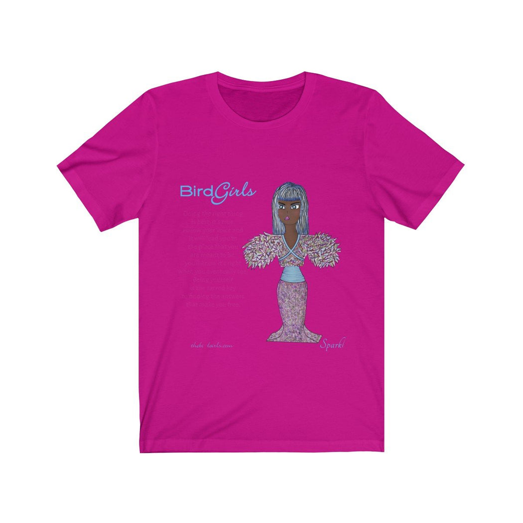 Sparkle Poem Unisex Jersey Short Sleeve Tee - The BirdGirls