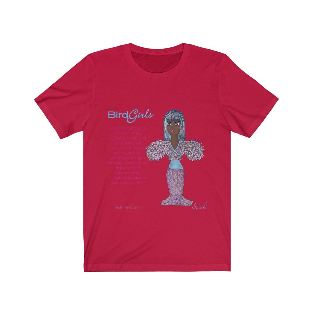 Sparkle Poem Unisex Jersey Short Sleeve Tee - The BirdGirls