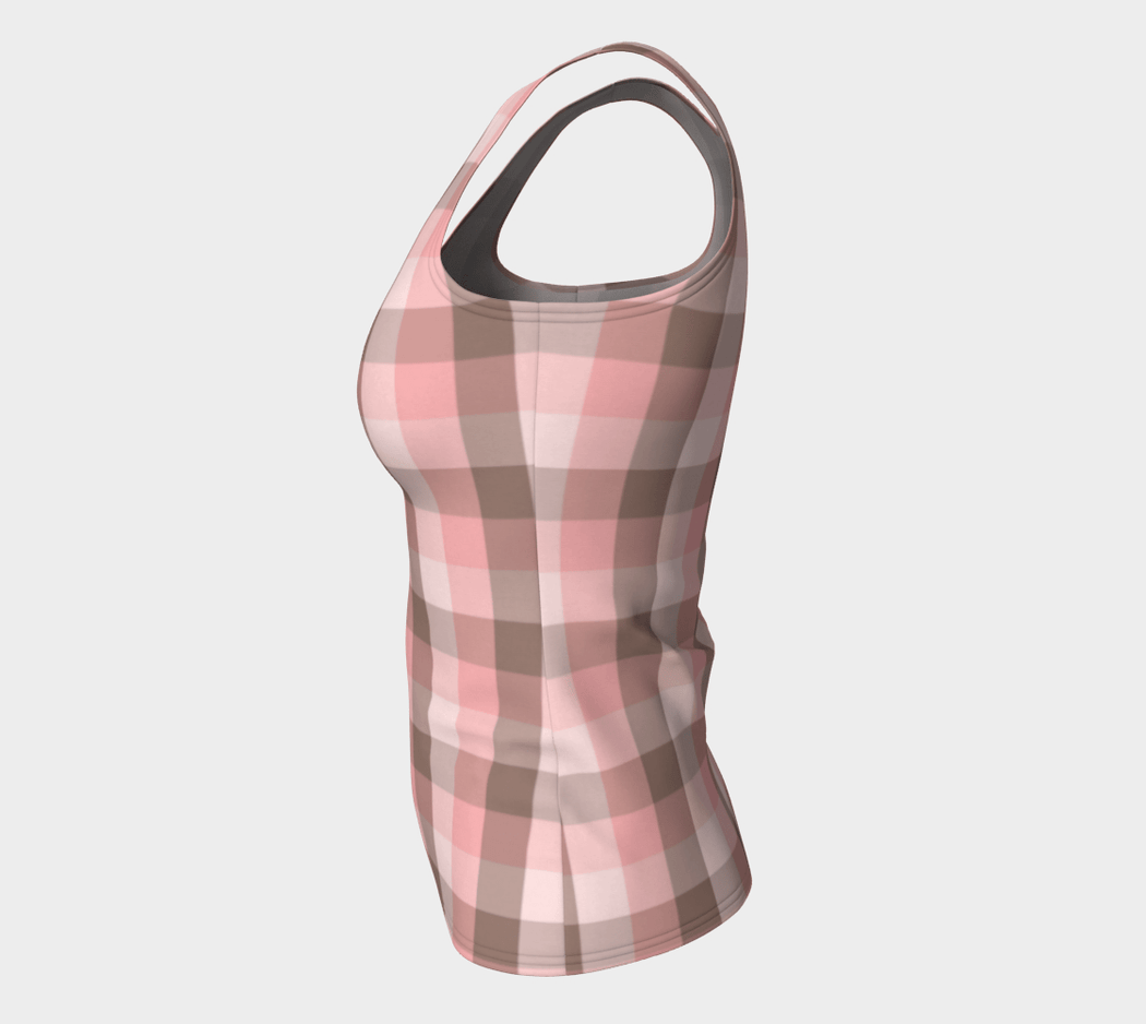 BirdGirls Pink Plaid Tank Top - The BirdGirls