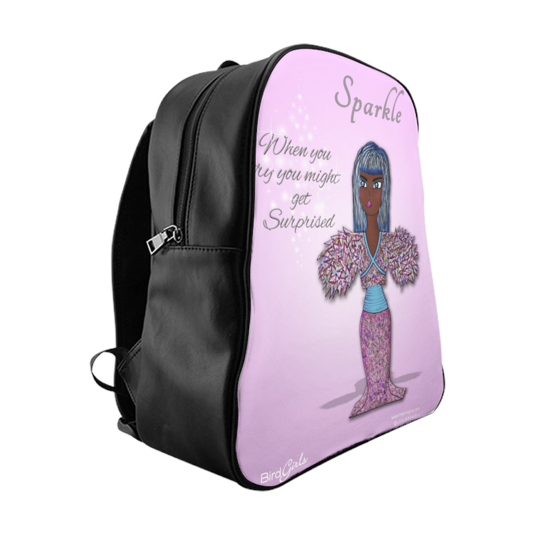 Sparkle BirdGirl School Backpack - thebirdgirls.com
