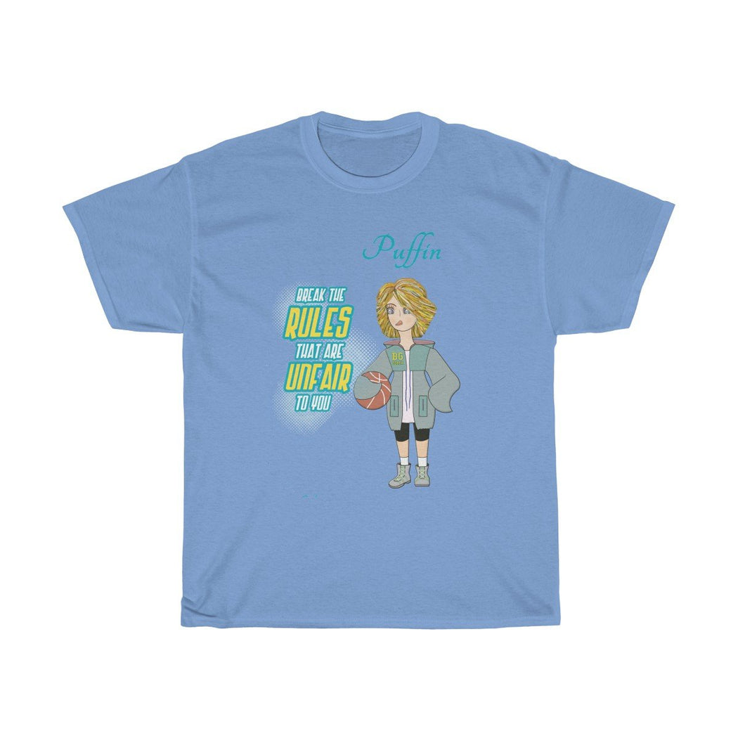 Puffin Unisex Heavy Cotton Tee - The BirdGirls