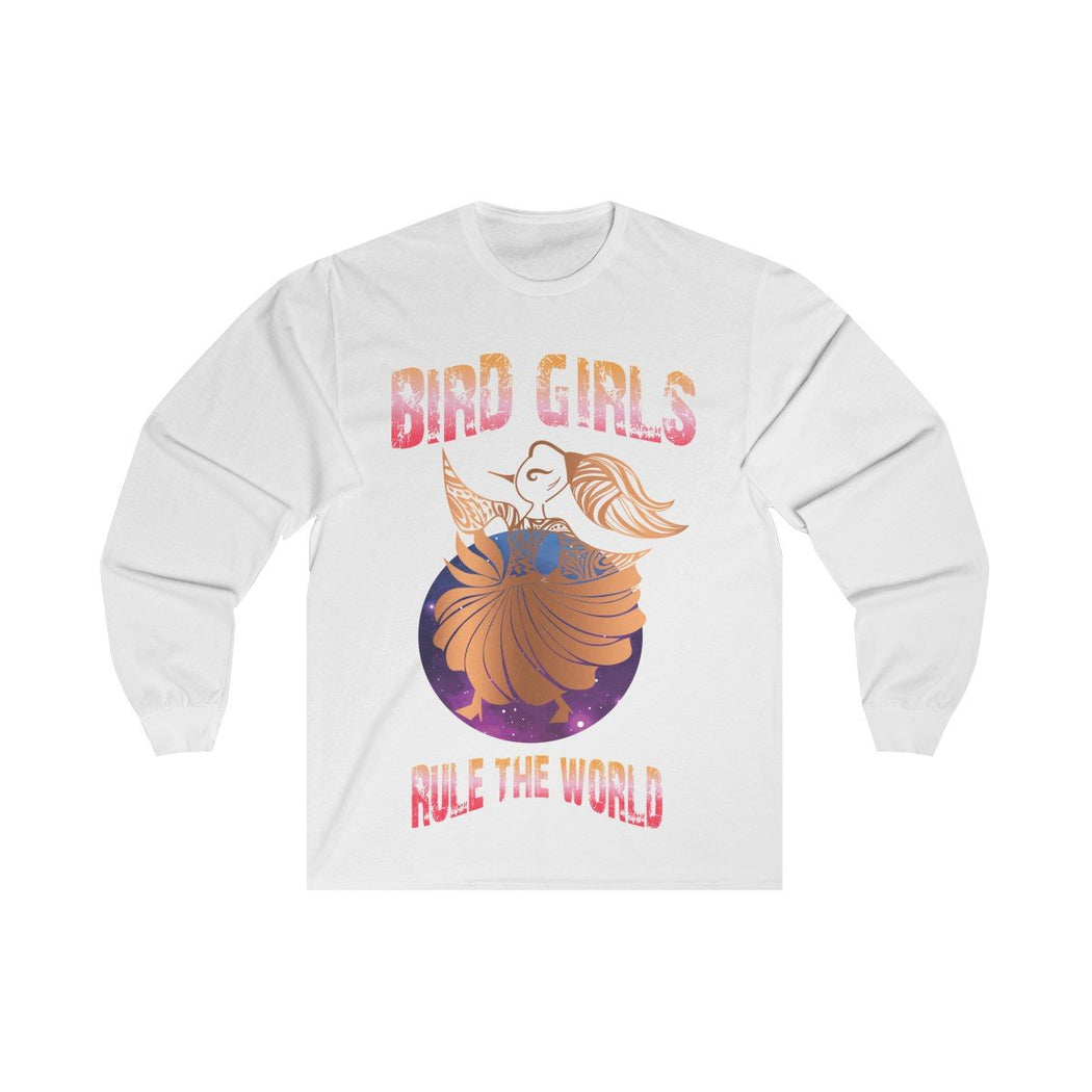 Copper BirdGirls Rule the World Unisex Long Sleeve Tee - The BirdGirls