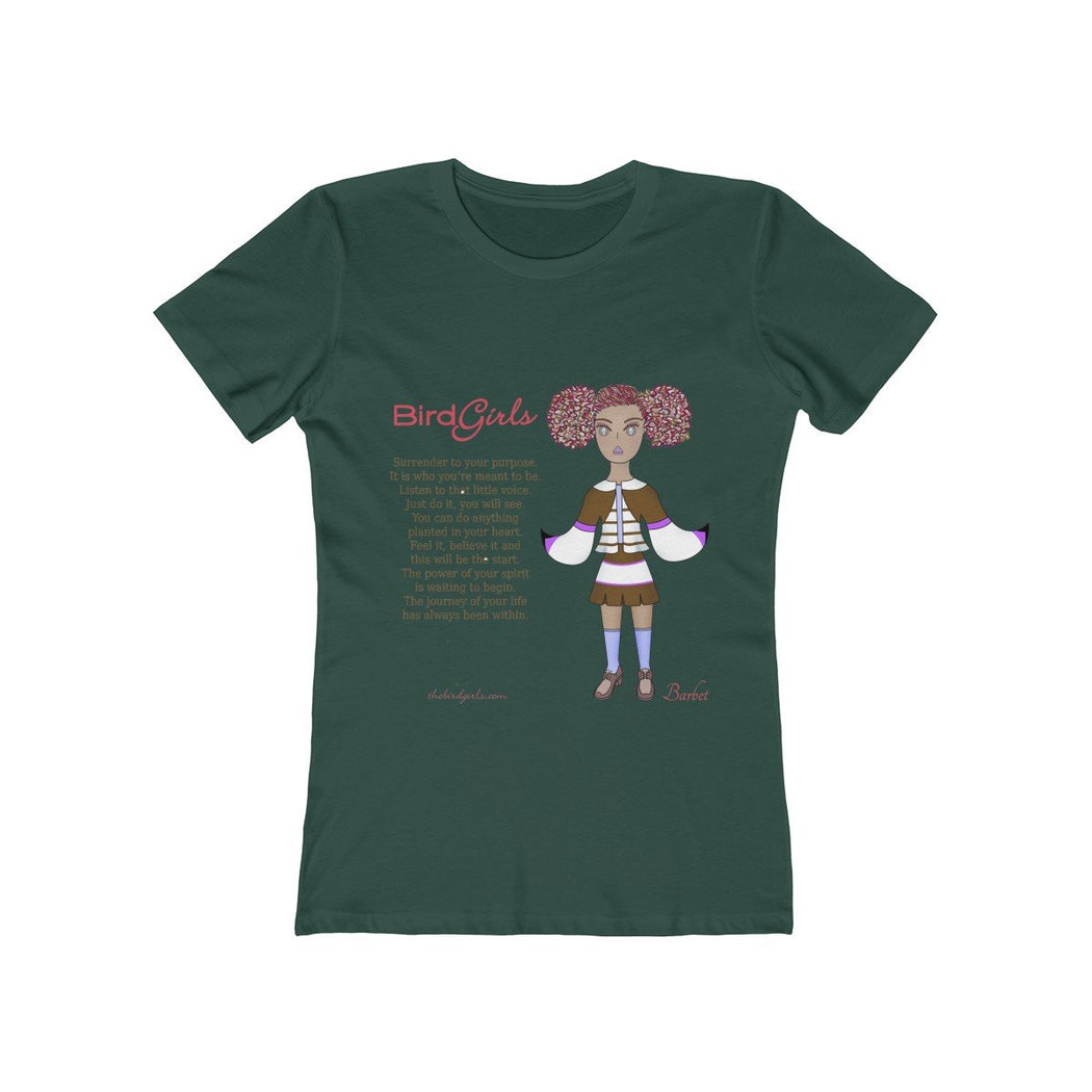 Barbet Poem Women's The Boyfriend Tee - thebirdgirls.com