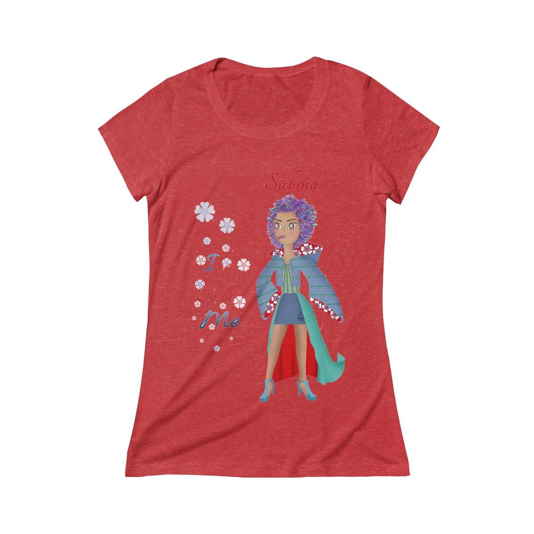 Sabina Triblend Short Sleeve Tee - The BirdGirls