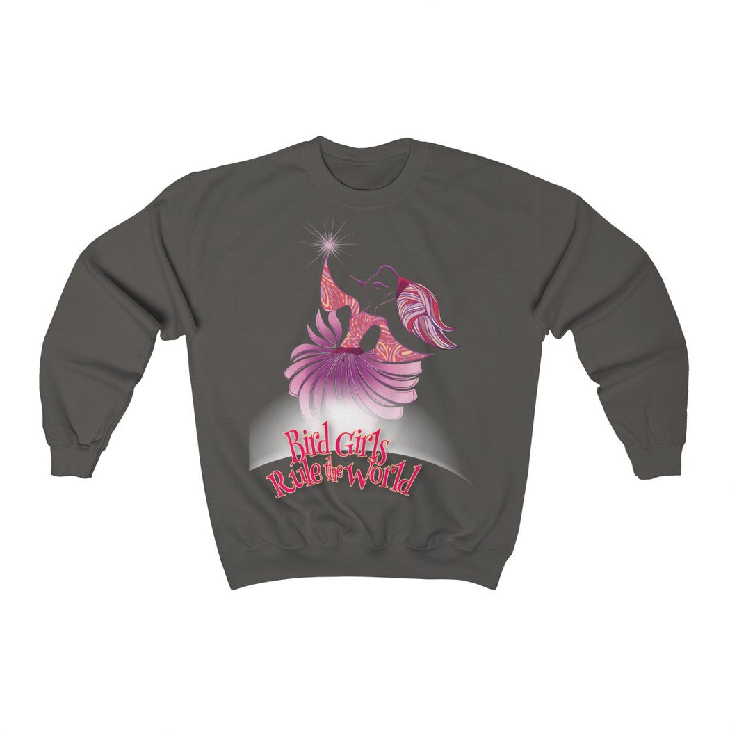 BirdGirls Rule the World Unisex Heavy Blend™ Crewneck Sweatshirt - The BirdGirls