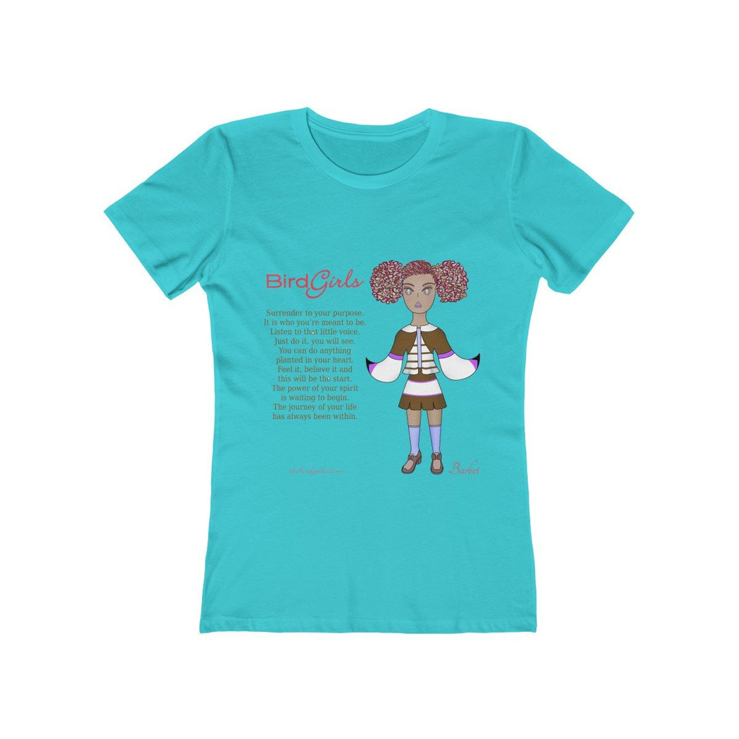 Barbet Poem Women's The Boyfriend Tee - thebirdgirls.com