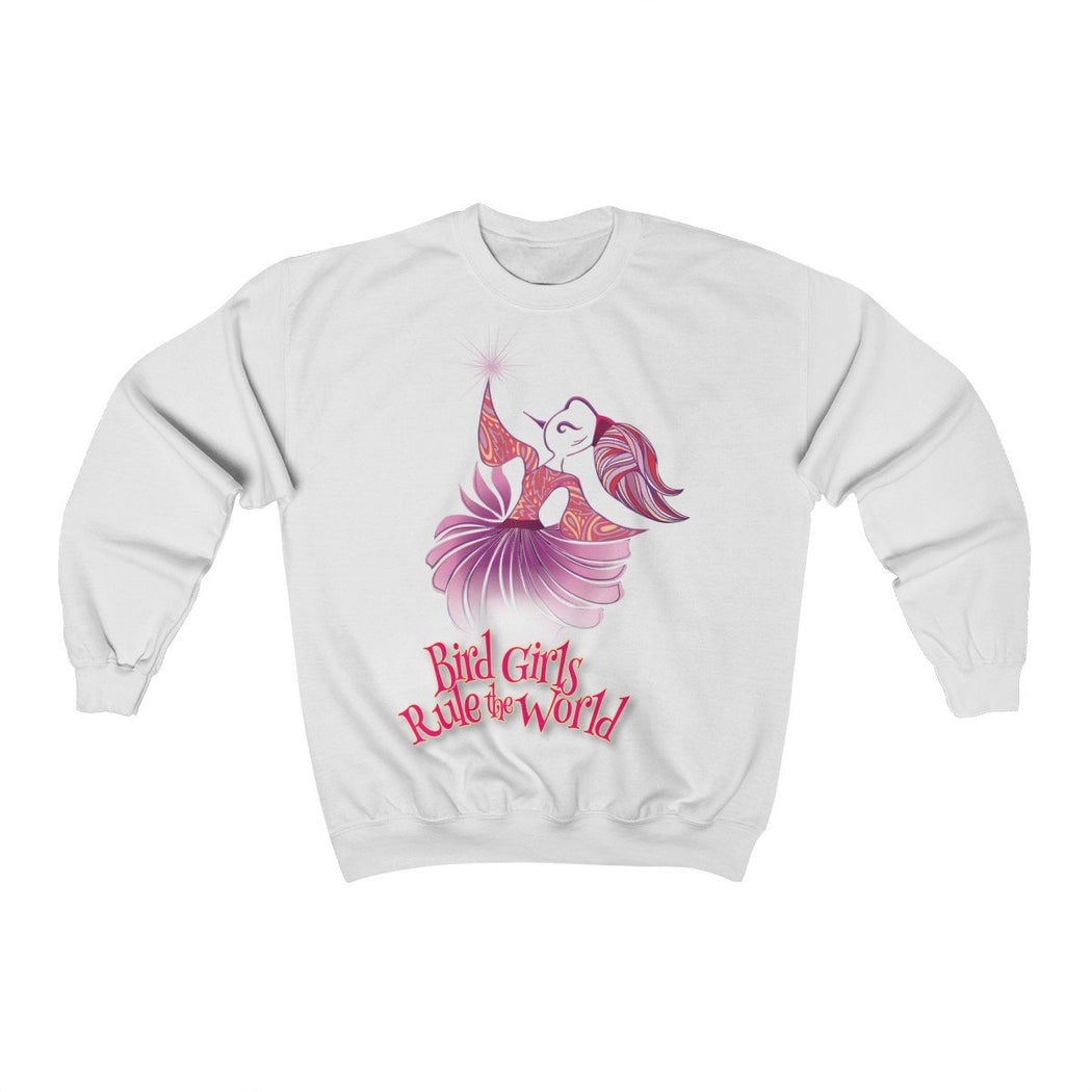 BirdGirls Rule the World Unisex Heavy Blend™ Crewneck Sweatshirt - The BirdGirls