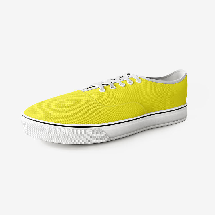 BirdGirls Lemon Shine Unisex Canvas Shoes Fashion Low Cut Loafer Sneakers - The BirdGirls