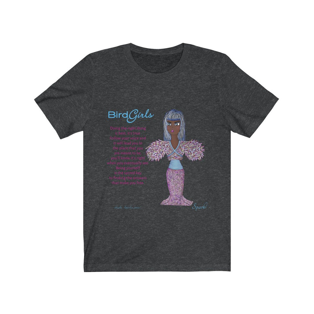 Sparkle Poem Unisex Jersey Short Sleeve Tee - The BirdGirls