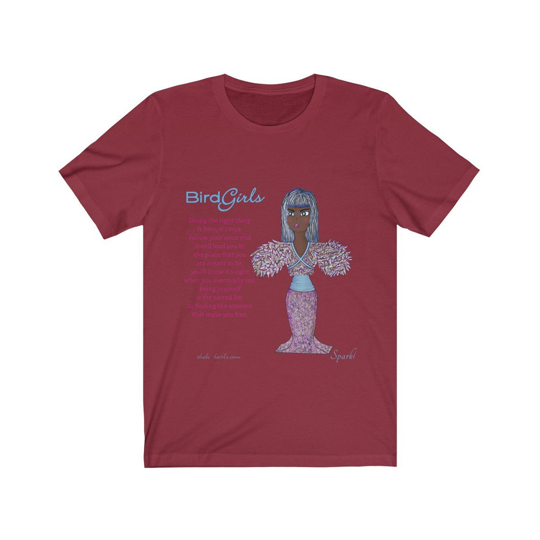 Sparkle Poem Unisex Jersey Short Sleeve Tee - The BirdGirls