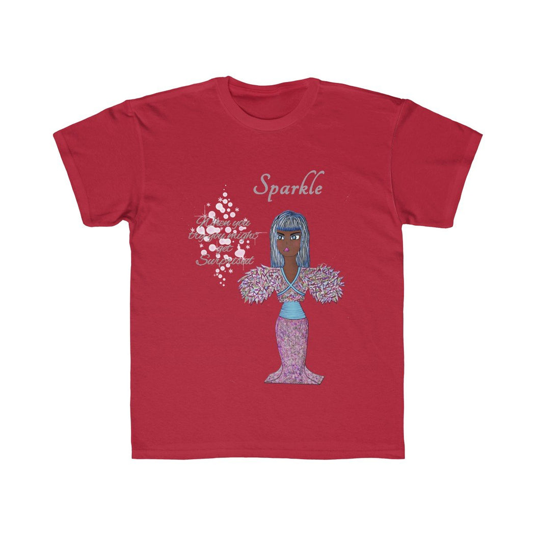 Sparklw Kids Regular Fit Tee - The BirdGirls