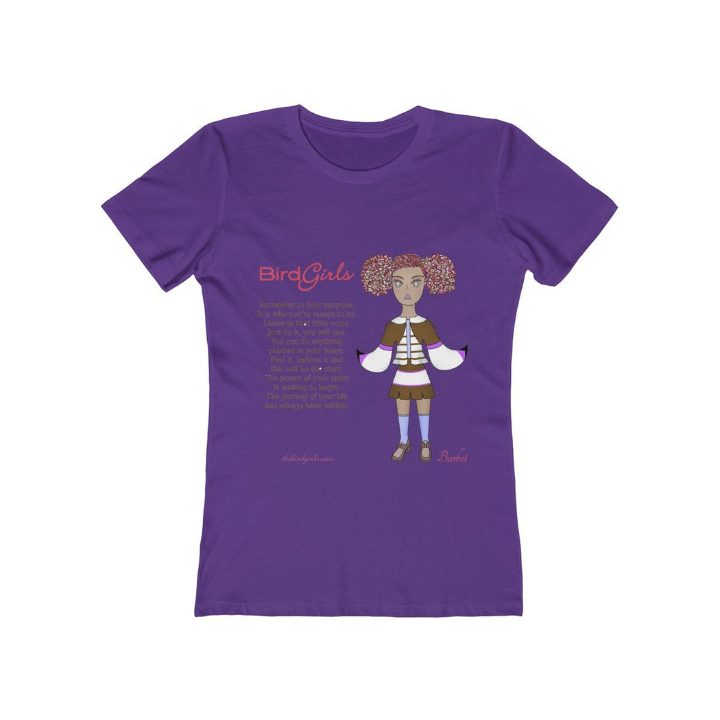 Barbet Poem Women's The Boyfriend Tee - thebirdgirls.com
