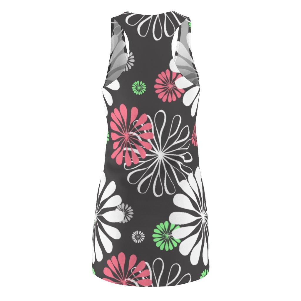 BirdGirls Flowers Galore Women's Cut & Sew Racerback Dress - The BirdGirls