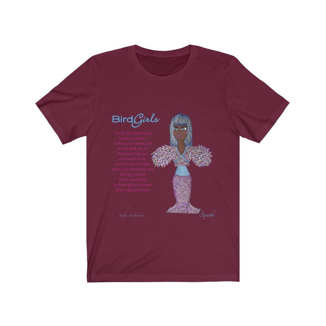 Sparkle Poem Unisex Jersey Short Sleeve Tee - The BirdGirls