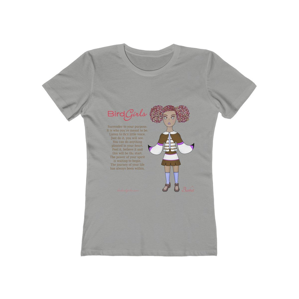 Barbet Poem Women's The Boyfriend Tee - thebirdgirls.com