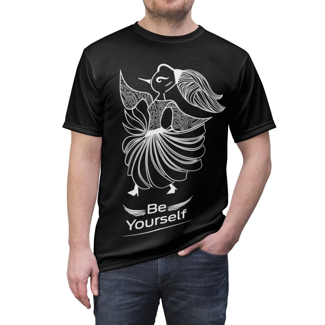 Be Yourself Unisex AOP Cut & Sew Tee - The BirdGirls