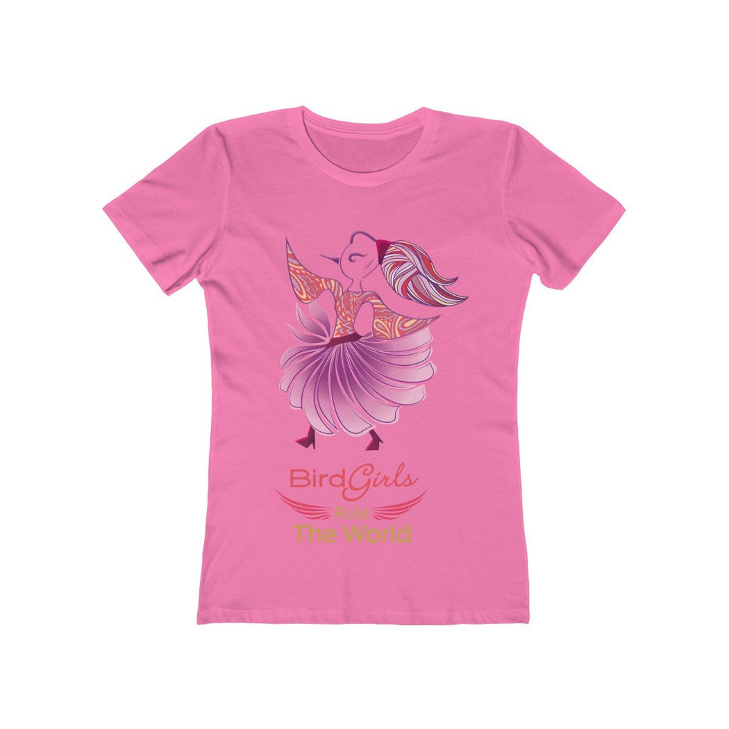 BirdGirls Logo Women's The Boyfriend Tee - The BirdGirls