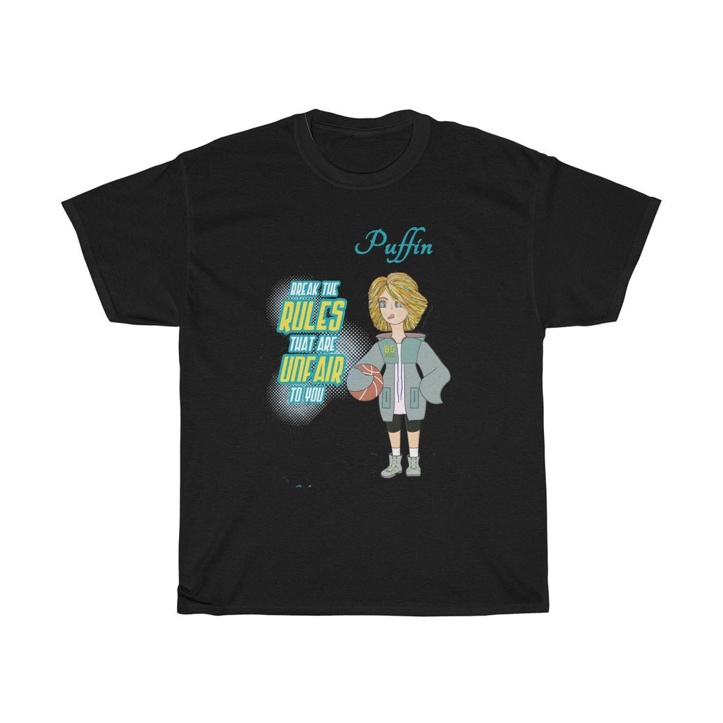 Puffin Unisex Heavy Cotton Tee - The BirdGirls