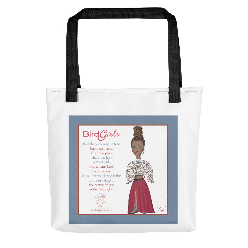 Teal Tote bag - The BirdGirls