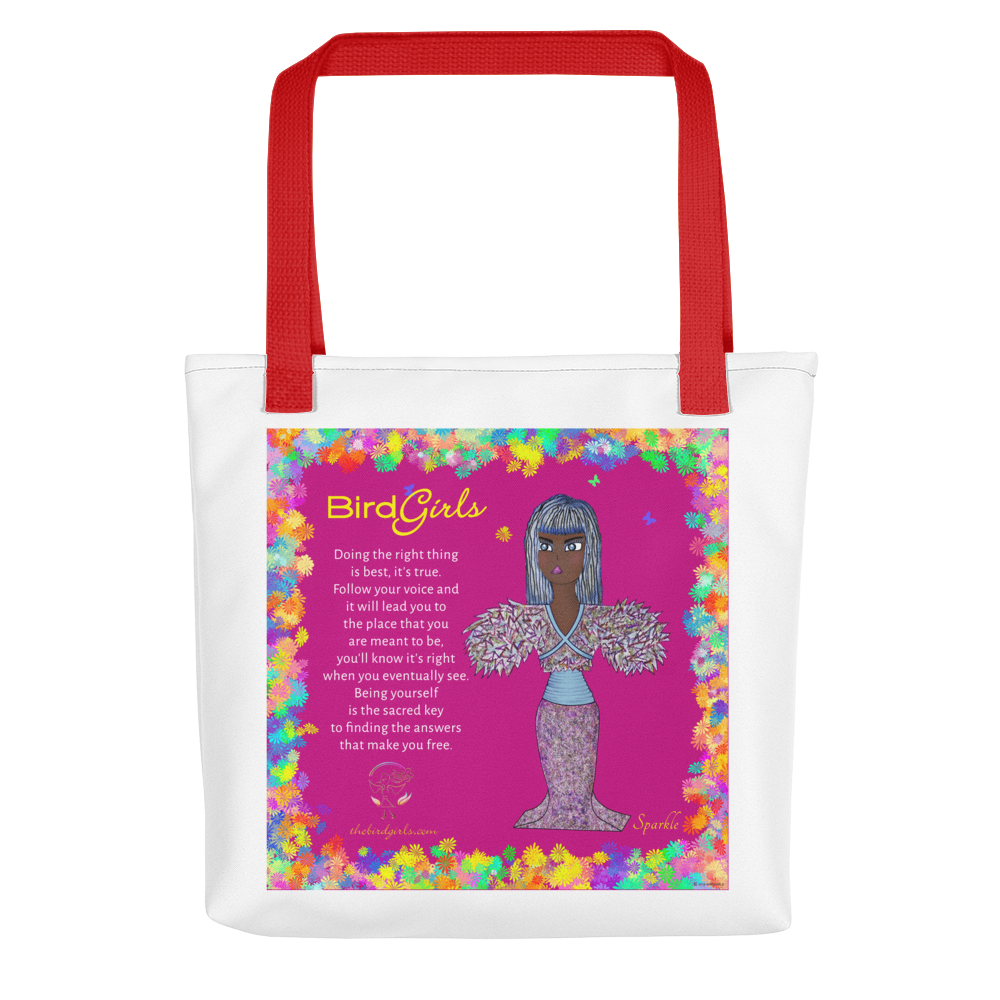 Sparkle Tote bag - thebirdgirls.com