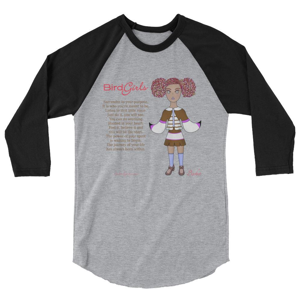 Barbet 3/4 sleeve raglan shirt - The BirdGirls