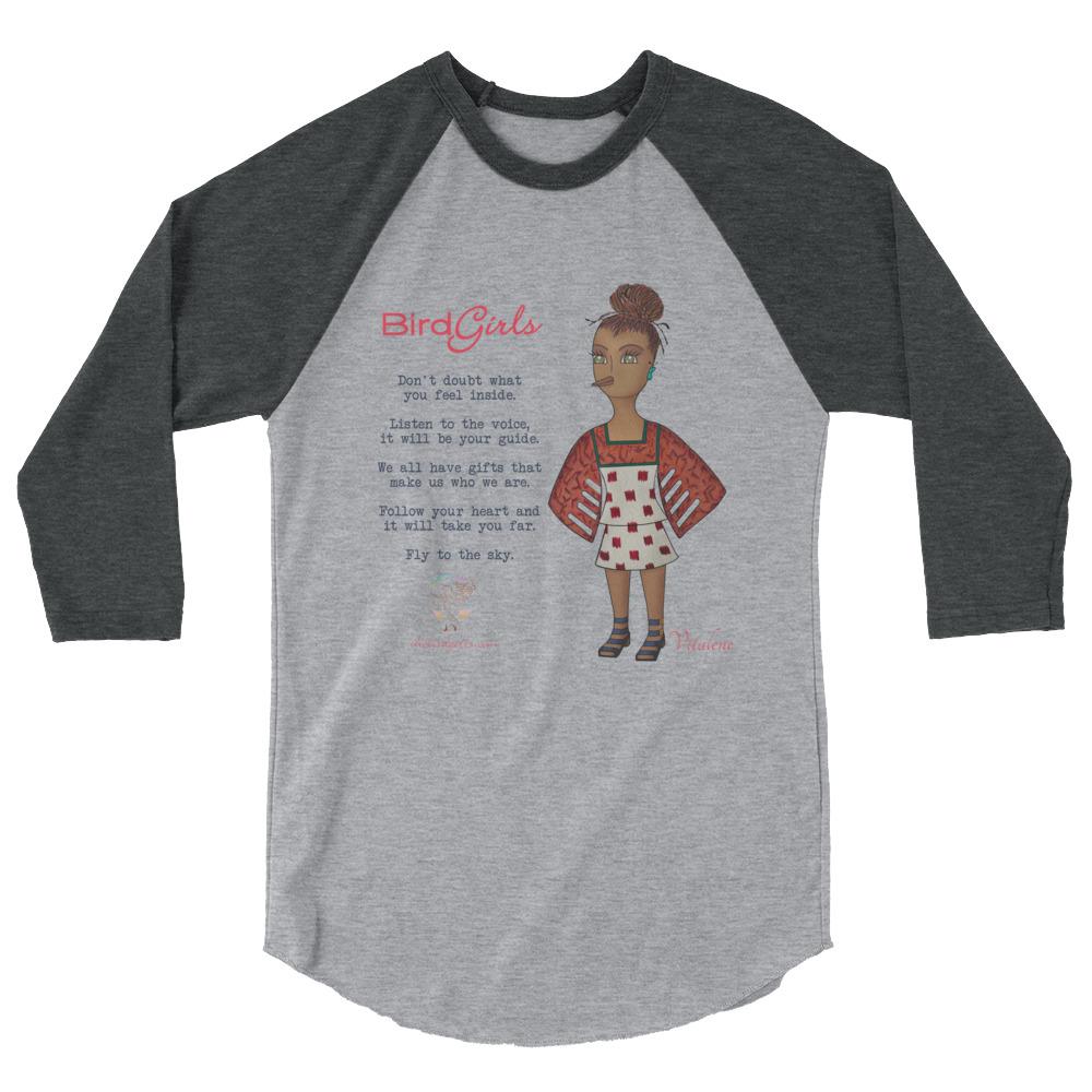 Vitalene 3/4 sleeve raglan shirt - The BirdGirls