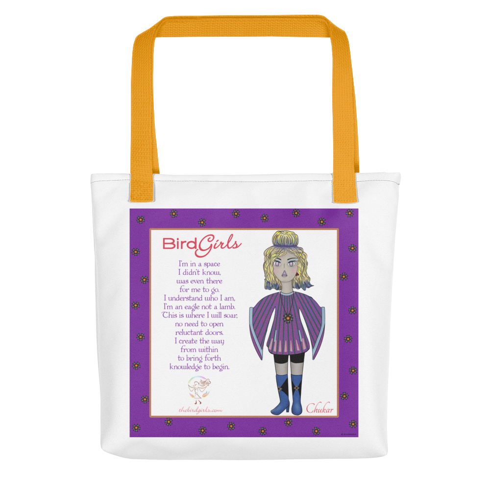 Chukar Tote bag - thebirdgirls.com