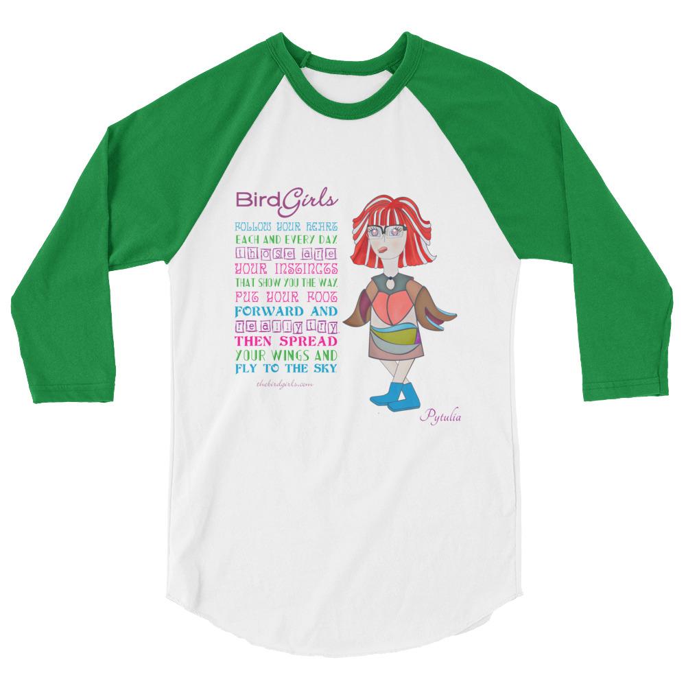 Pytualia 3/4 sleeve raglan shirt - The BirdGirls
