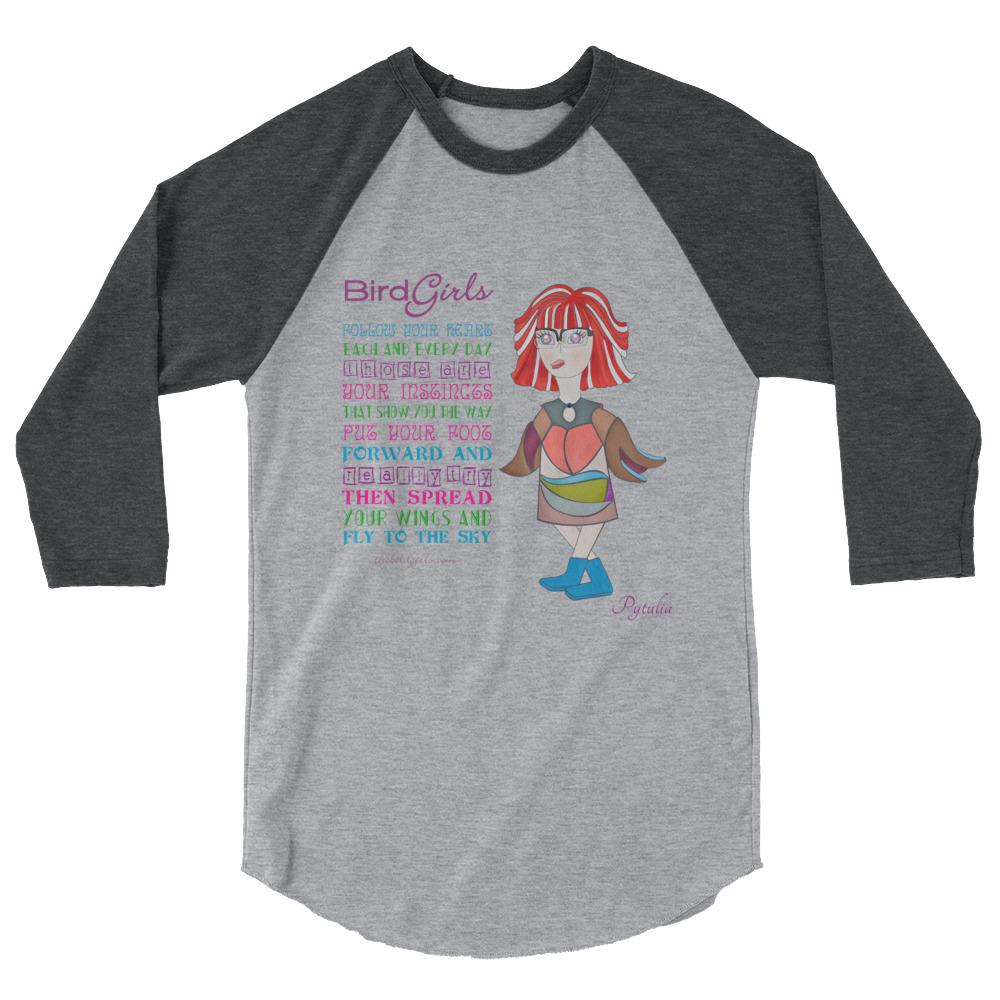 Pytualia 3/4 sleeve raglan shirt - The BirdGirls