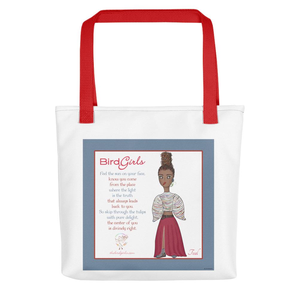 Teal Tote bag - The BirdGirls