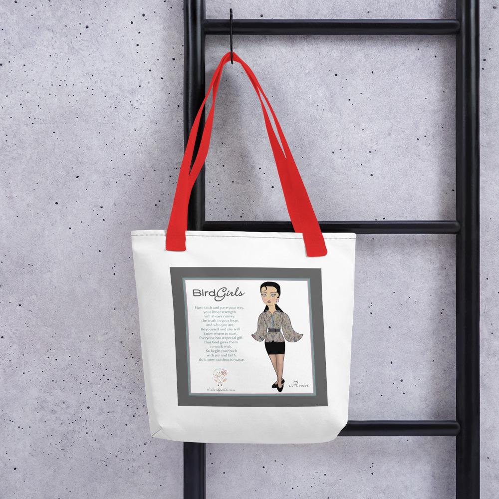 Black Feather Tote bag - The BirdGirls