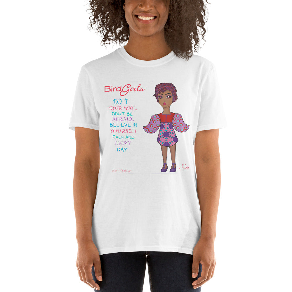 Kea Poem Short-Sleeve Unisex T-Shirt - thebirdgirls.com