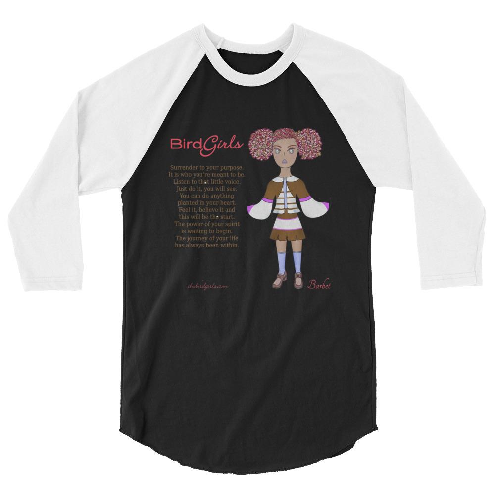 Barbet 3/4 sleeve raglan shirt - The BirdGirls