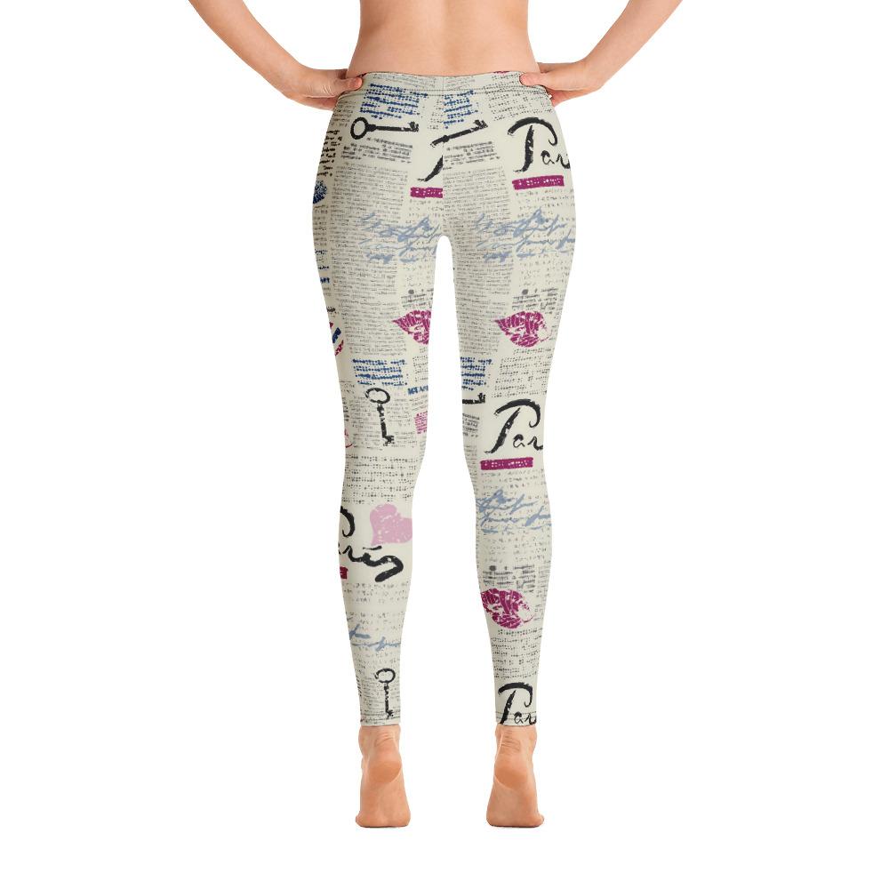 BirdGirls News Print Leggings - The BirdGirls