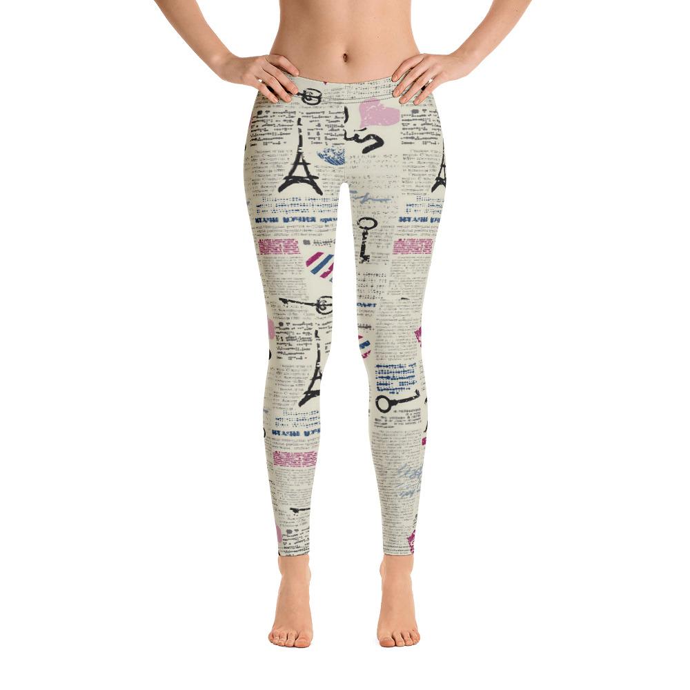 BirdGirls News Print Leggings - The BirdGirls