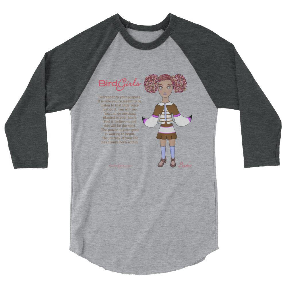 Barbet 3/4 sleeve raglan shirt - The BirdGirls