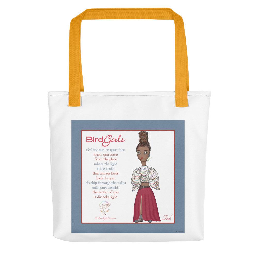 Teal Tote bag - The BirdGirls