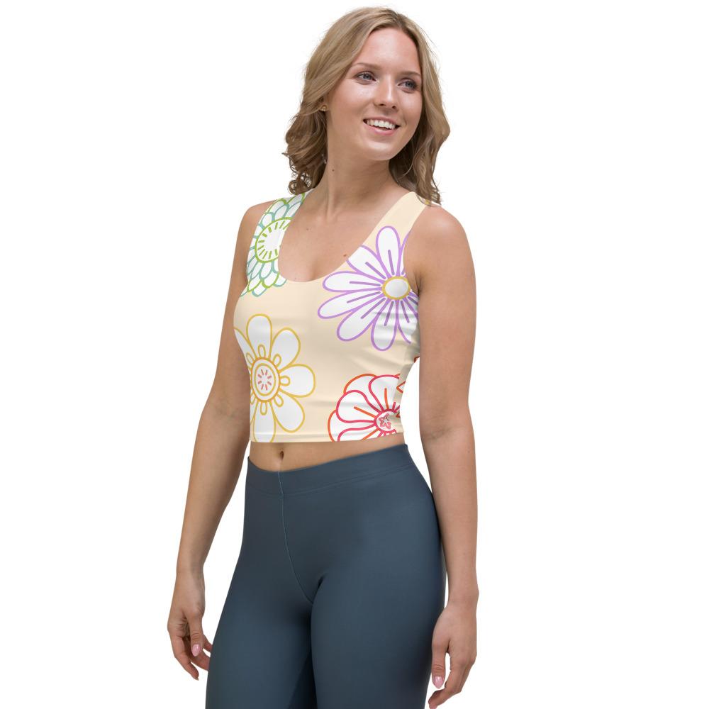 BirdGirls Flower Power Crop Top - The BirdGirls