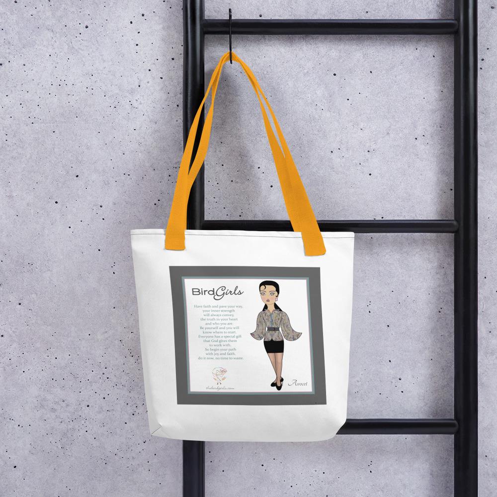 Black Feather Tote bag - The BirdGirls