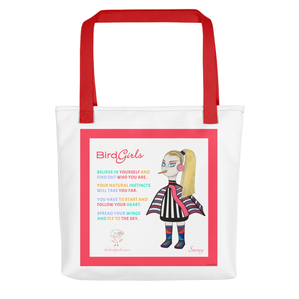Snowy Tote bag - thebirdgirls.com