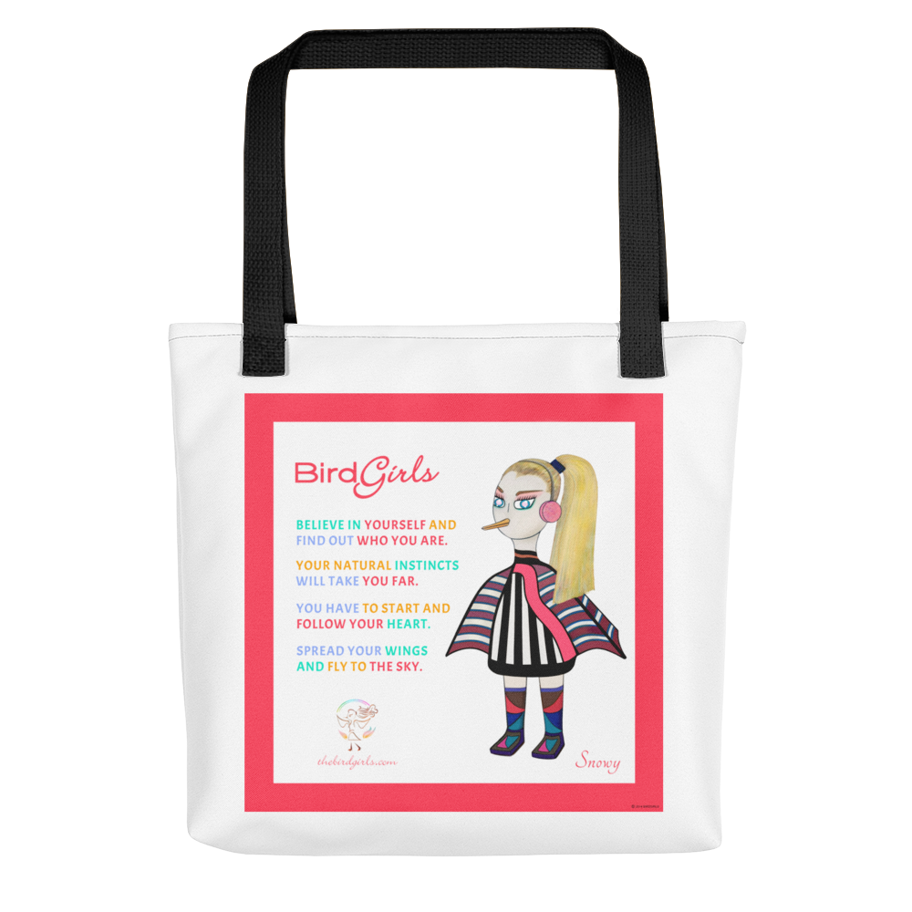 Snowy Tote bag - thebirdgirls.com