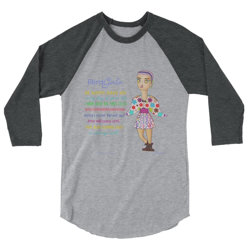 Jacana 3/4 sleeve raglan shirt - The BirdGirls