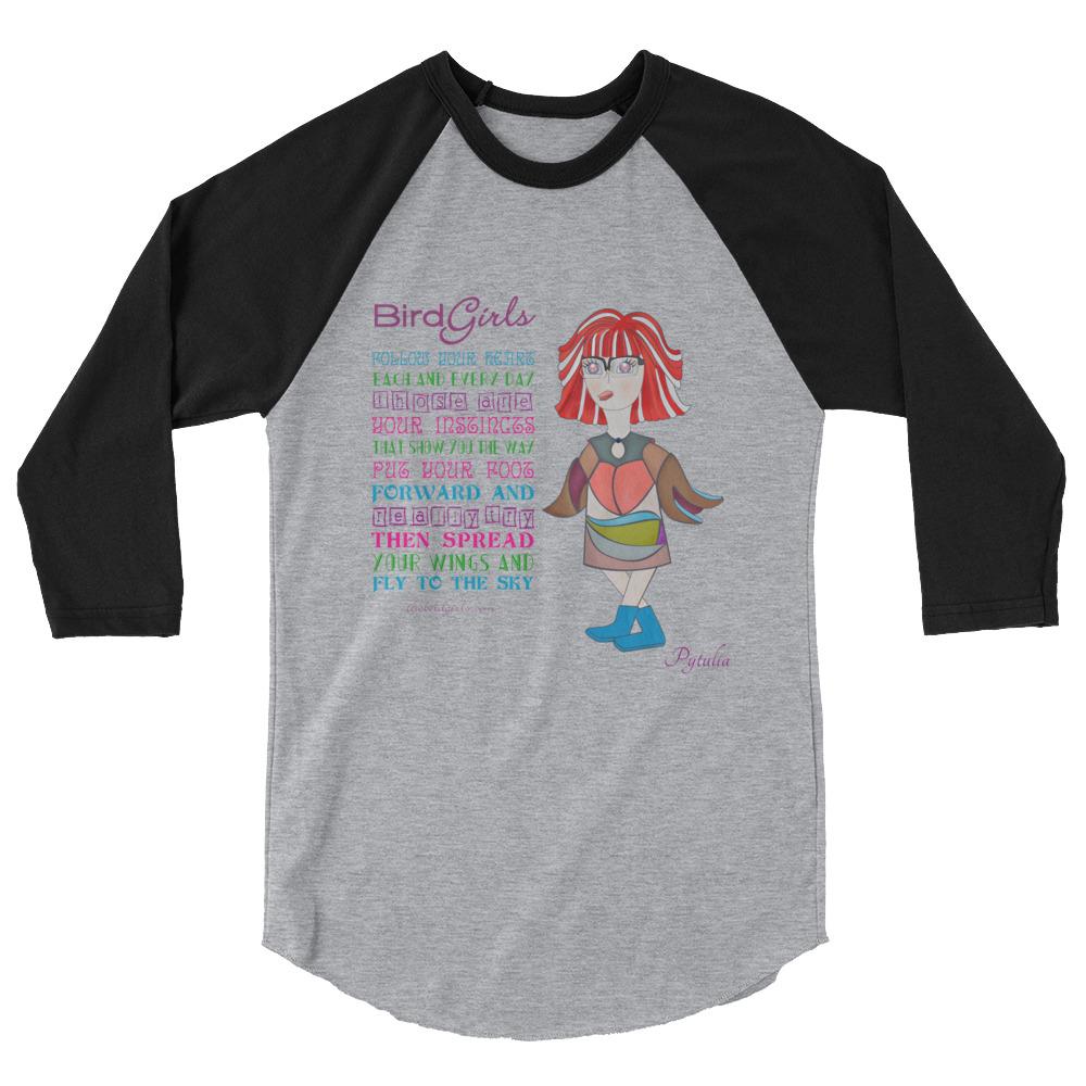 Pytualia 3/4 sleeve raglan shirt - The BirdGirls