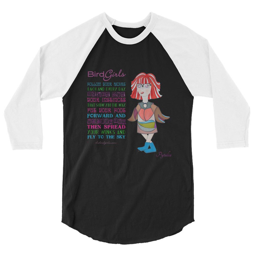 Pytualia 3/4 sleeve raglan shirt - The BirdGirls