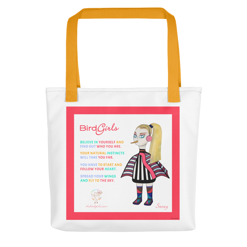Snowy Tote bag - thebirdgirls.com