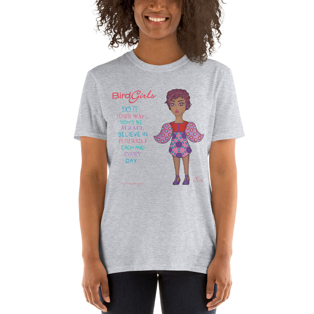 Kea Poem Short-Sleeve Unisex T-Shirt - thebirdgirls.com