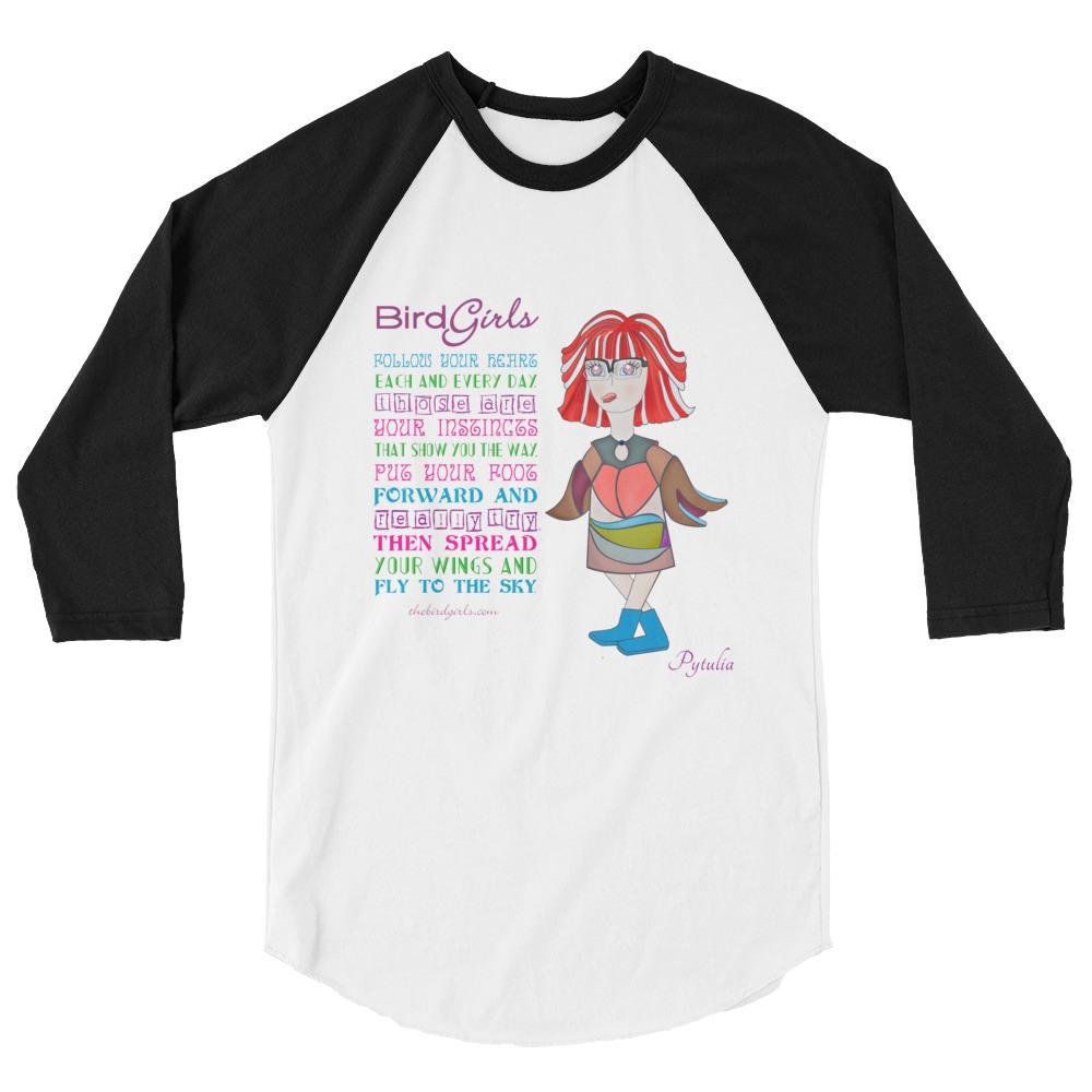 Pytualia 3/4 sleeve raglan shirt - The BirdGirls