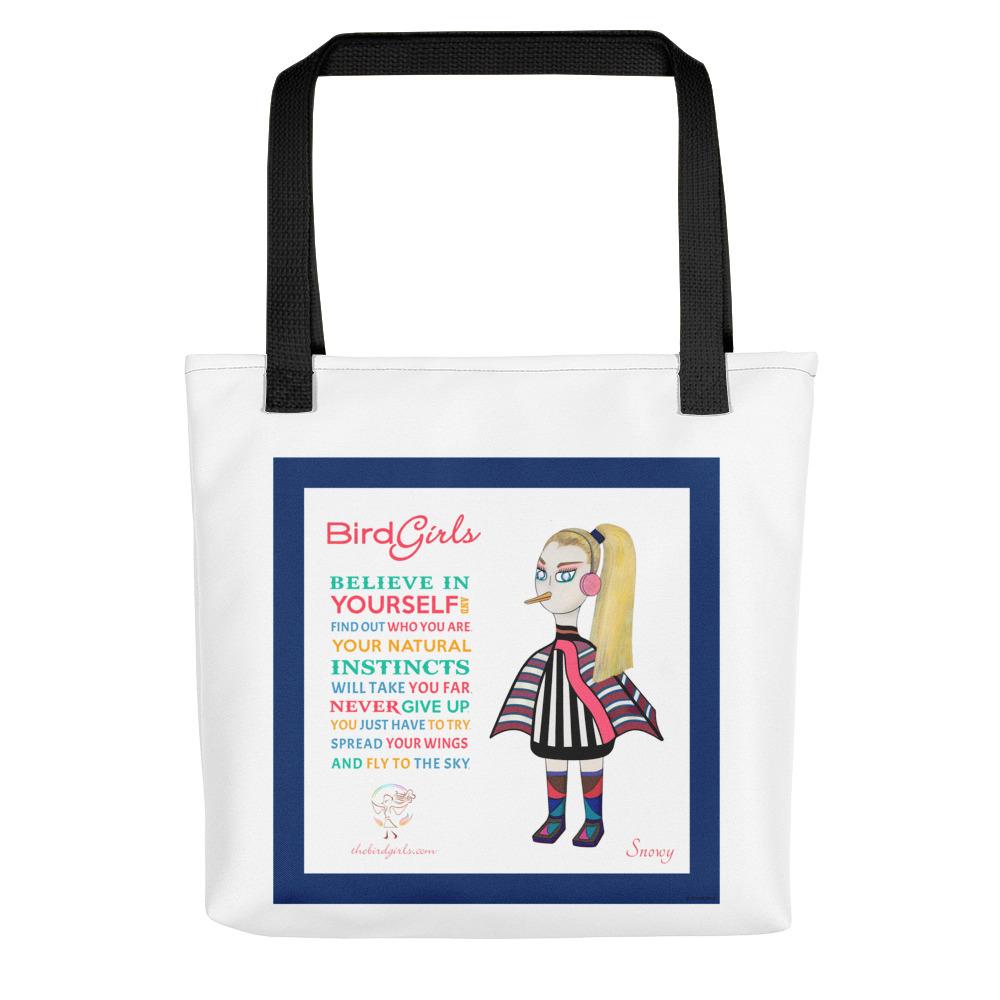 Snowy Tote bag - The BirdGirls