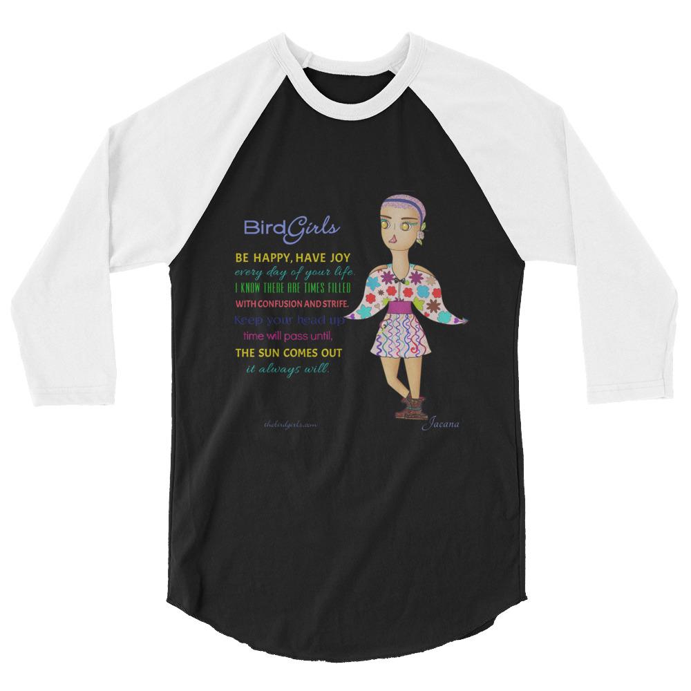Jacana 3/4 sleeve raglan shirt - The BirdGirls