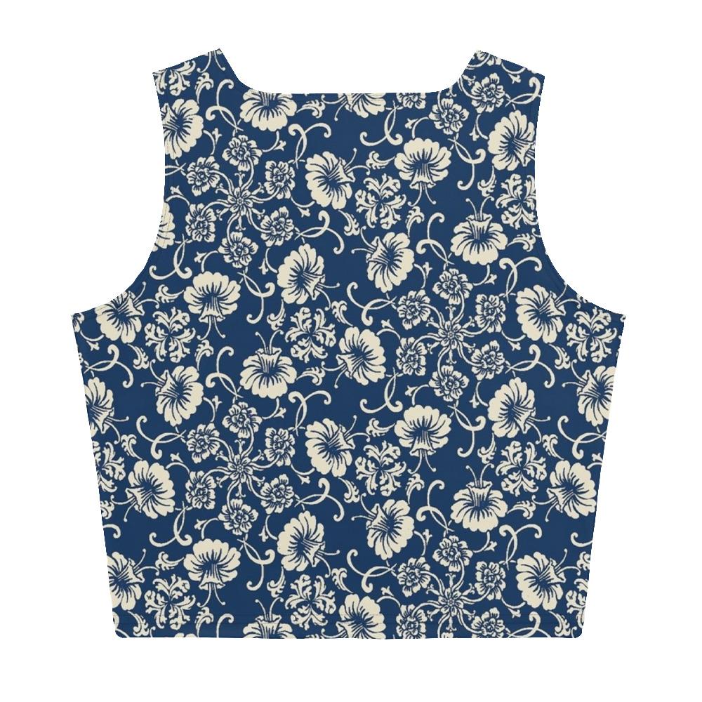BirdGirls Blue Bllossom Crop Top - The BirdGirls